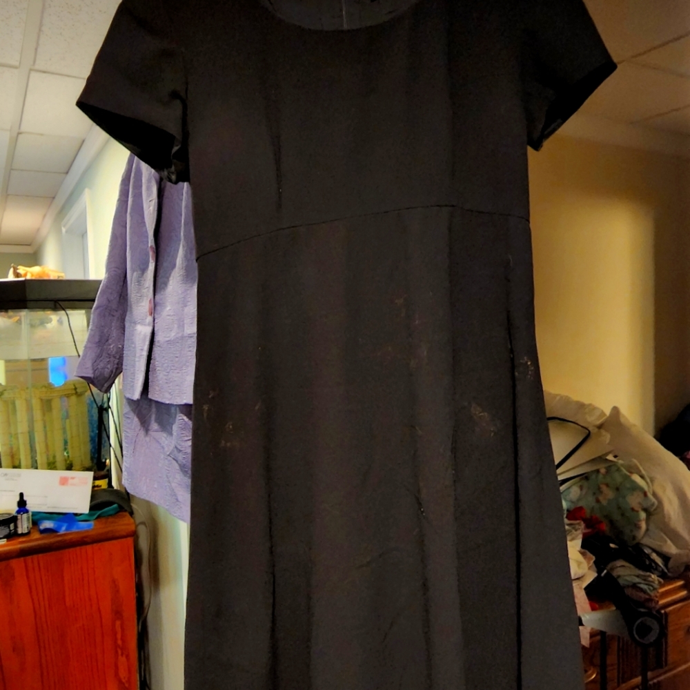 Liz Claiborne Dress.  Black worn one time.  Great for business or an evening out